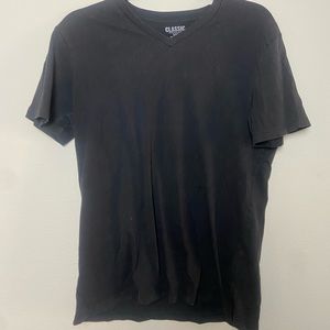 Black V-neck